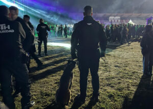 seguridad con unidades caninas, perros de seguridad en conciertos y eventos públicos y privados